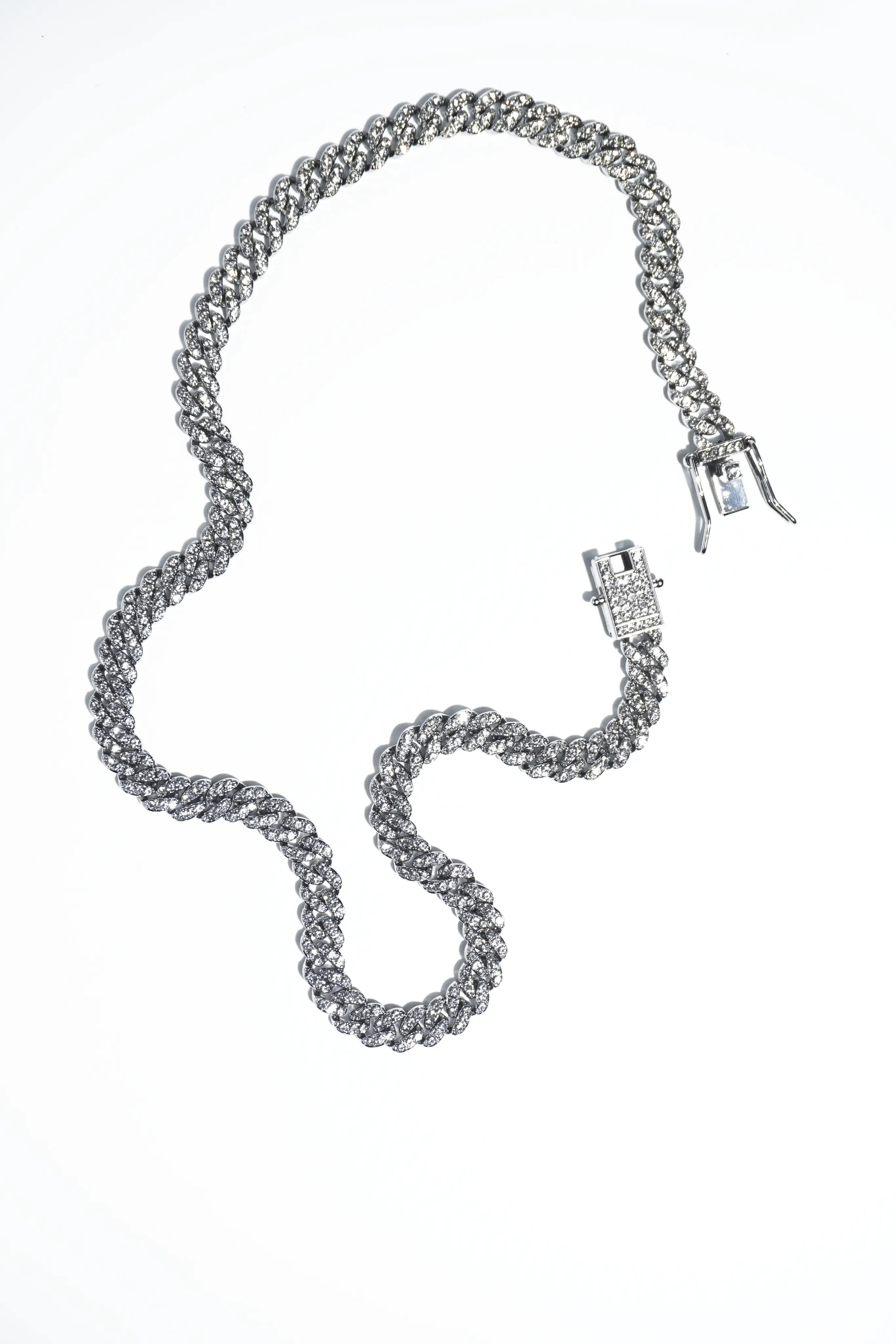 Sleek Silver | Ice-chain | Unisex | Hiphop style |  20 Inc. worldjewel.in Unisex-ice-chain