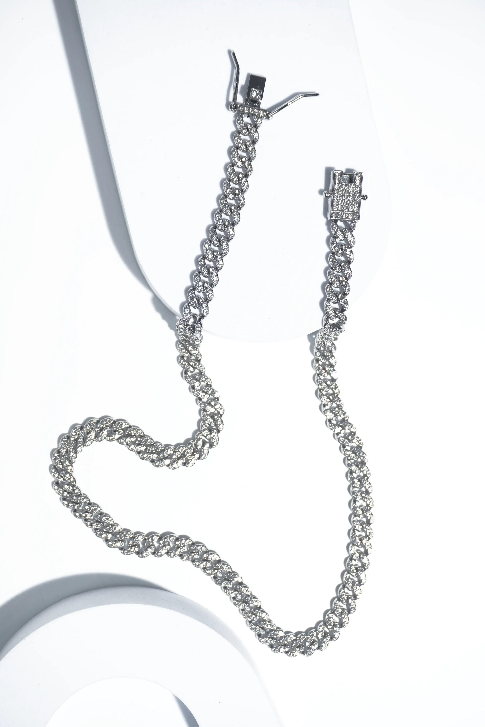 Sleek Silver | Ice-chain | Unisex | Hiphop style |  20 Inc. worldjewel.in Unisex-ice-chain