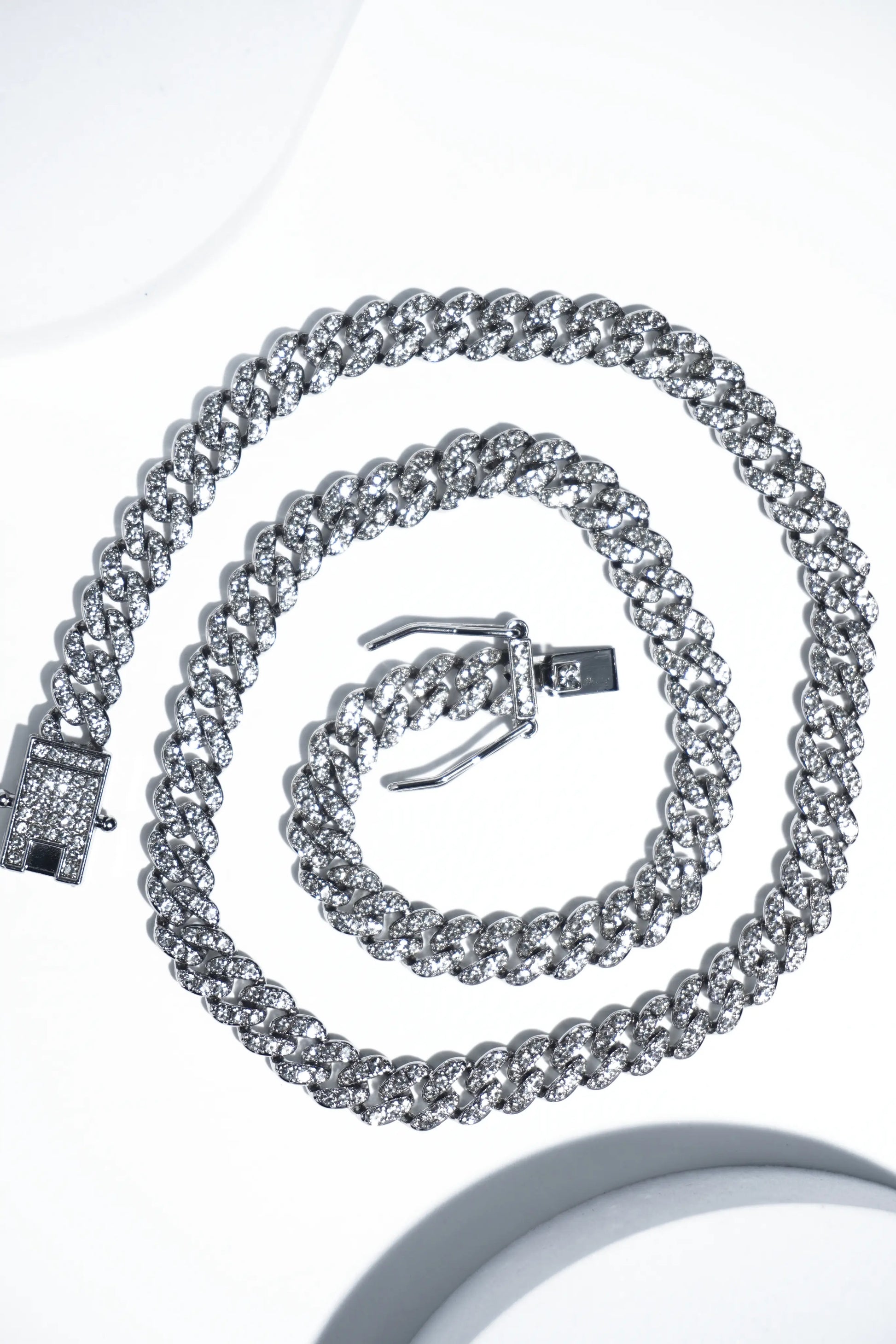 Sleek Silver | Ice-chain | Unisex | Hiphop style |  20 Inc. worldjewel.in Unisex-ice-chain