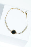 Sleek Stainless Steel Charm Bracelet For Women 