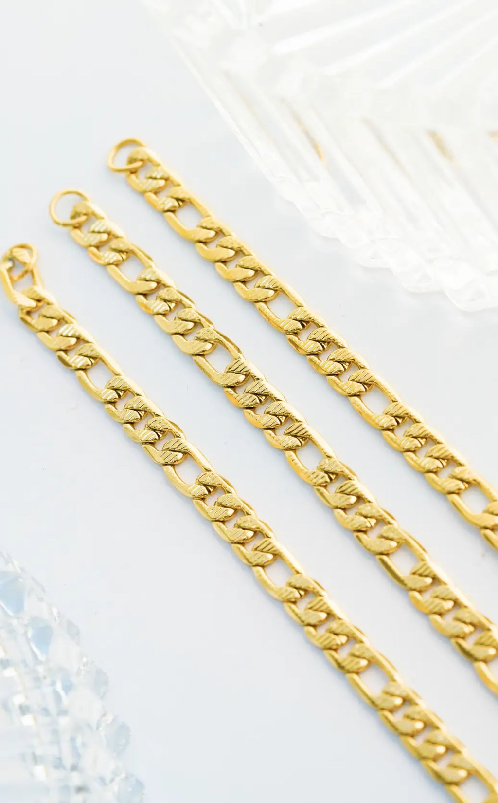 Sleek chain bracelets (3 pices ) worldjewel.in men's bracelets