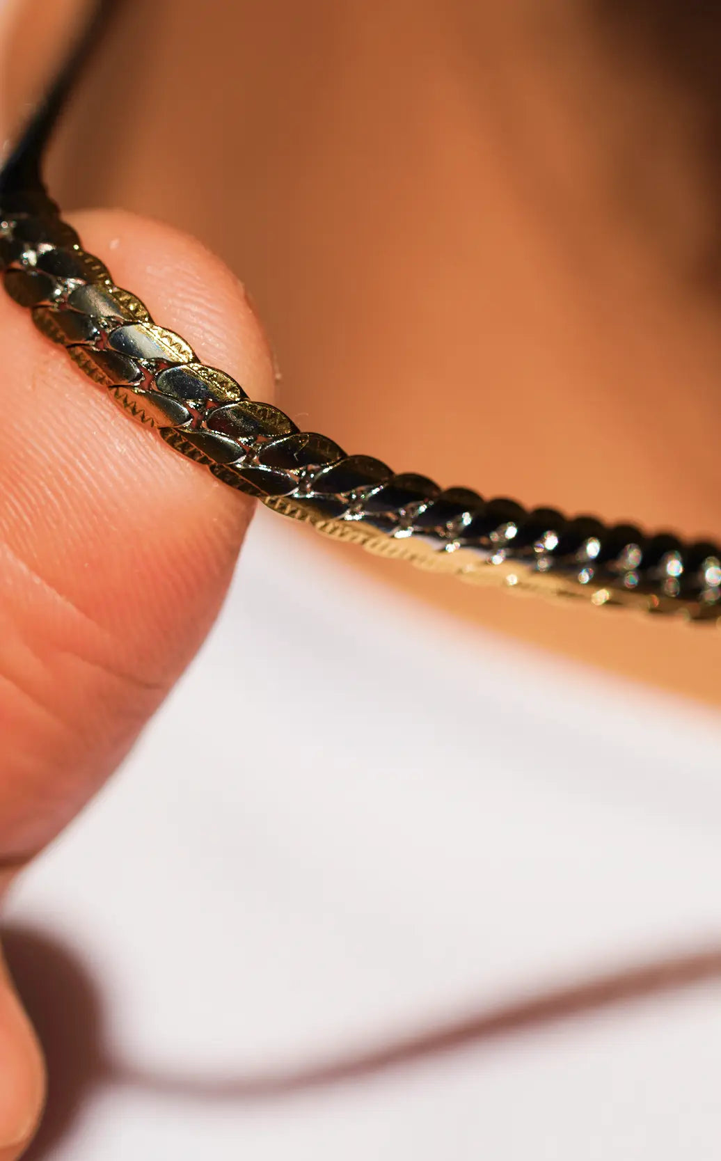 Sleek snake chain | Stainless Steel chain for men's | 24inch | Anti-Tarnish. - worldjewel.in
