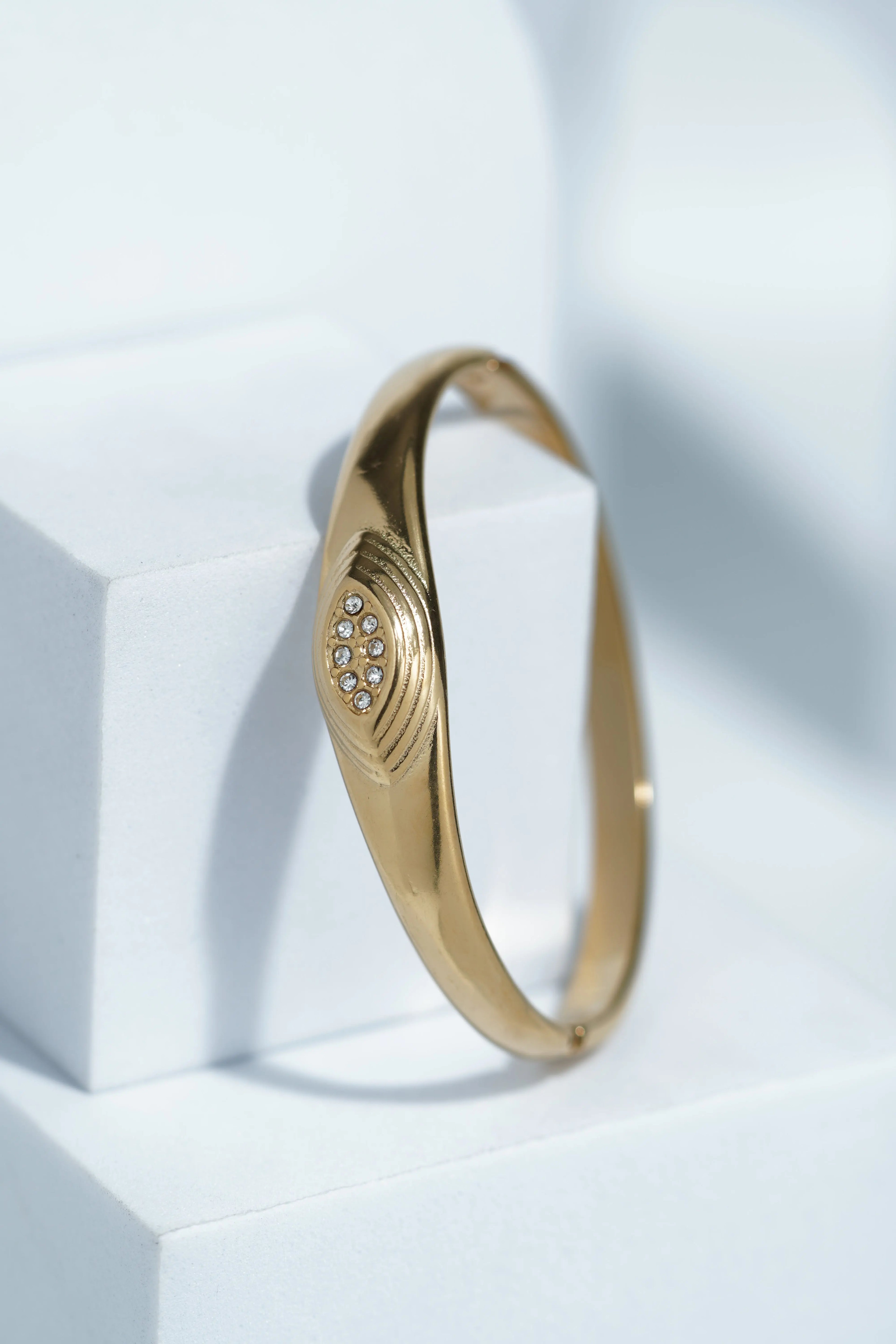 Solstice Shine Bangle Bracelet worldjewel.in CUFF BRACELET FOR WOMEN