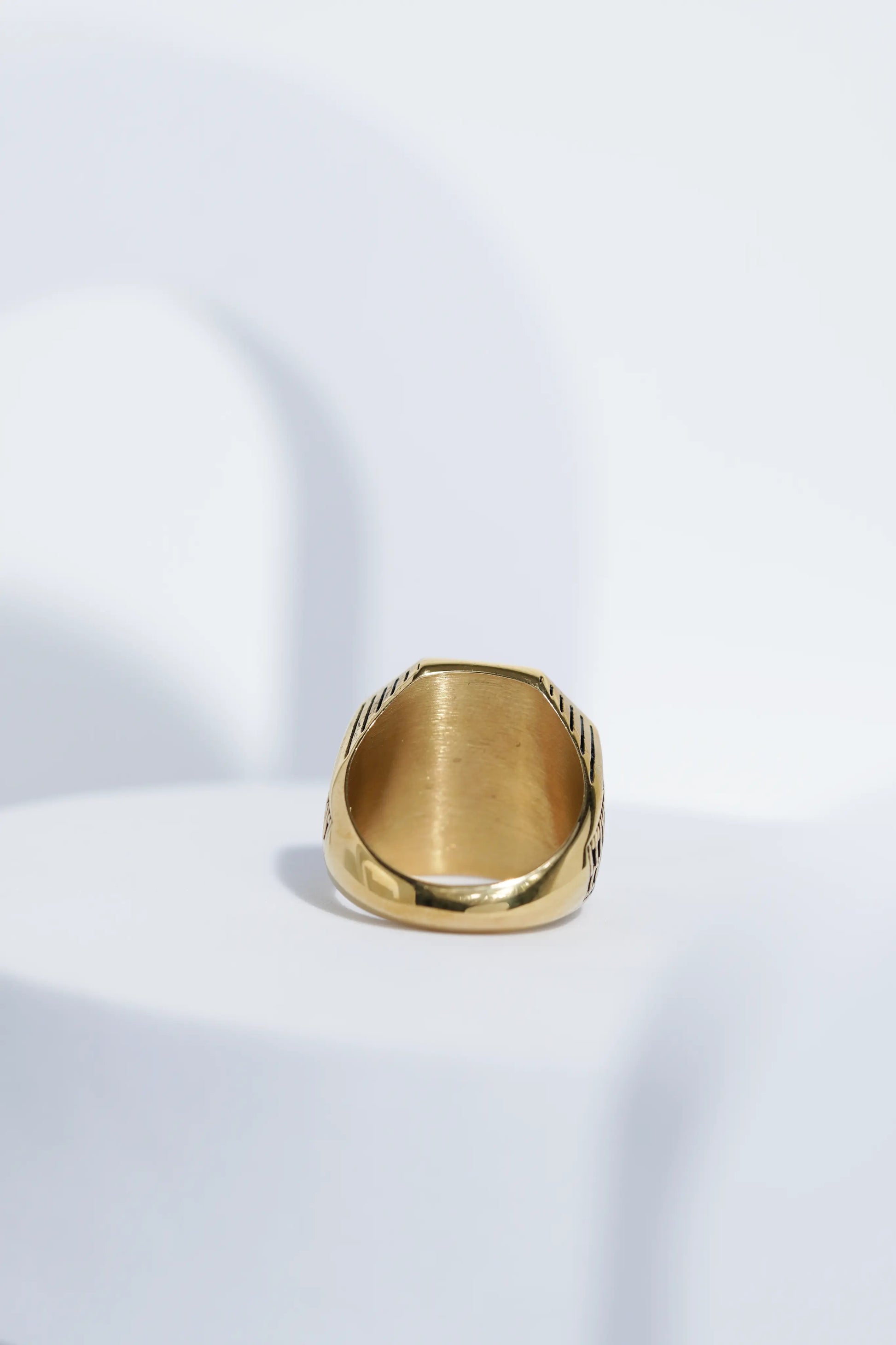 Square Black Diamond Turkish Ring For Men worldjewel.in men's ring