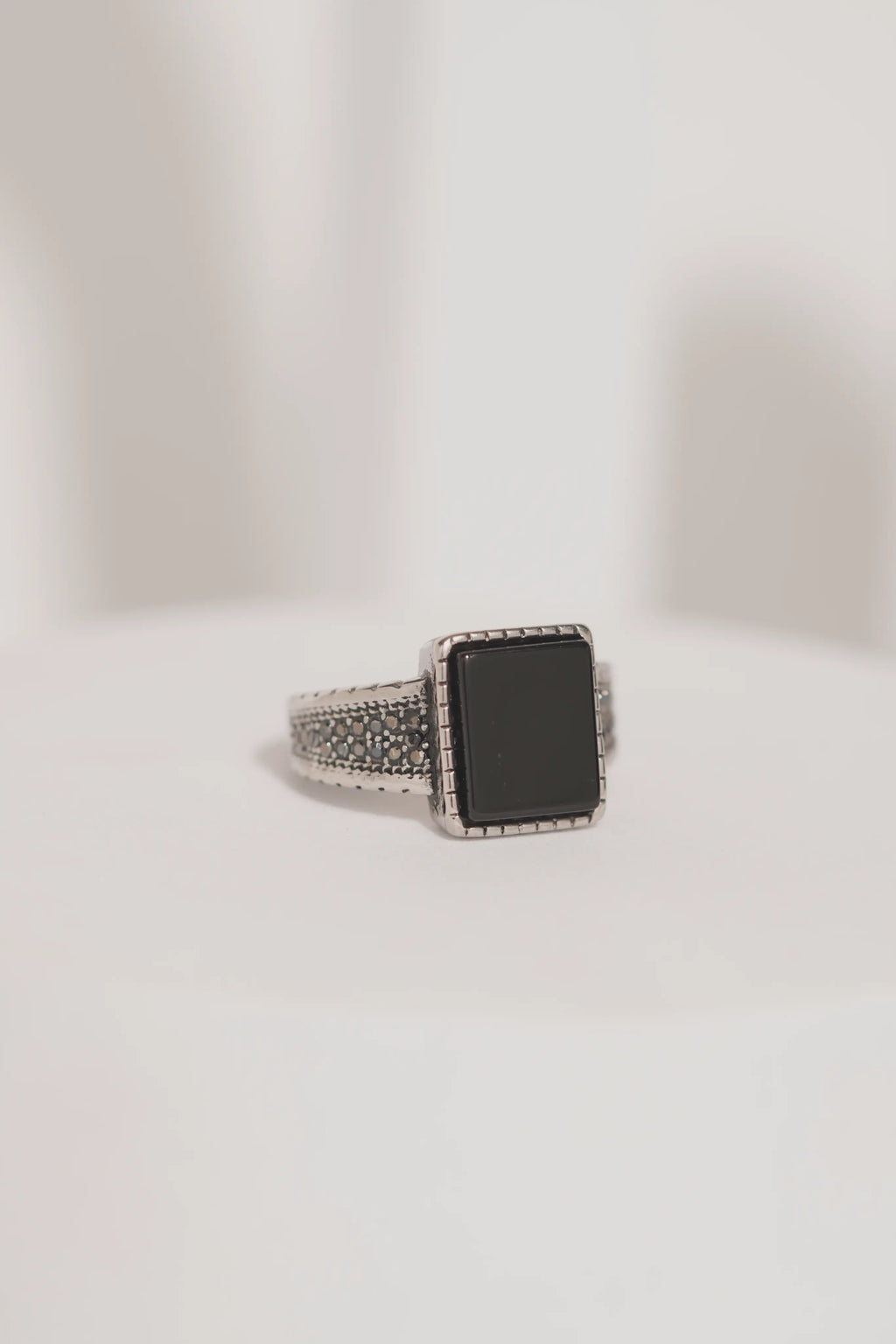 Square Stone Ring For Men worldjewel.in men's ring