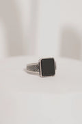 Square Stone Ring For Men worldjewel.in men's ring