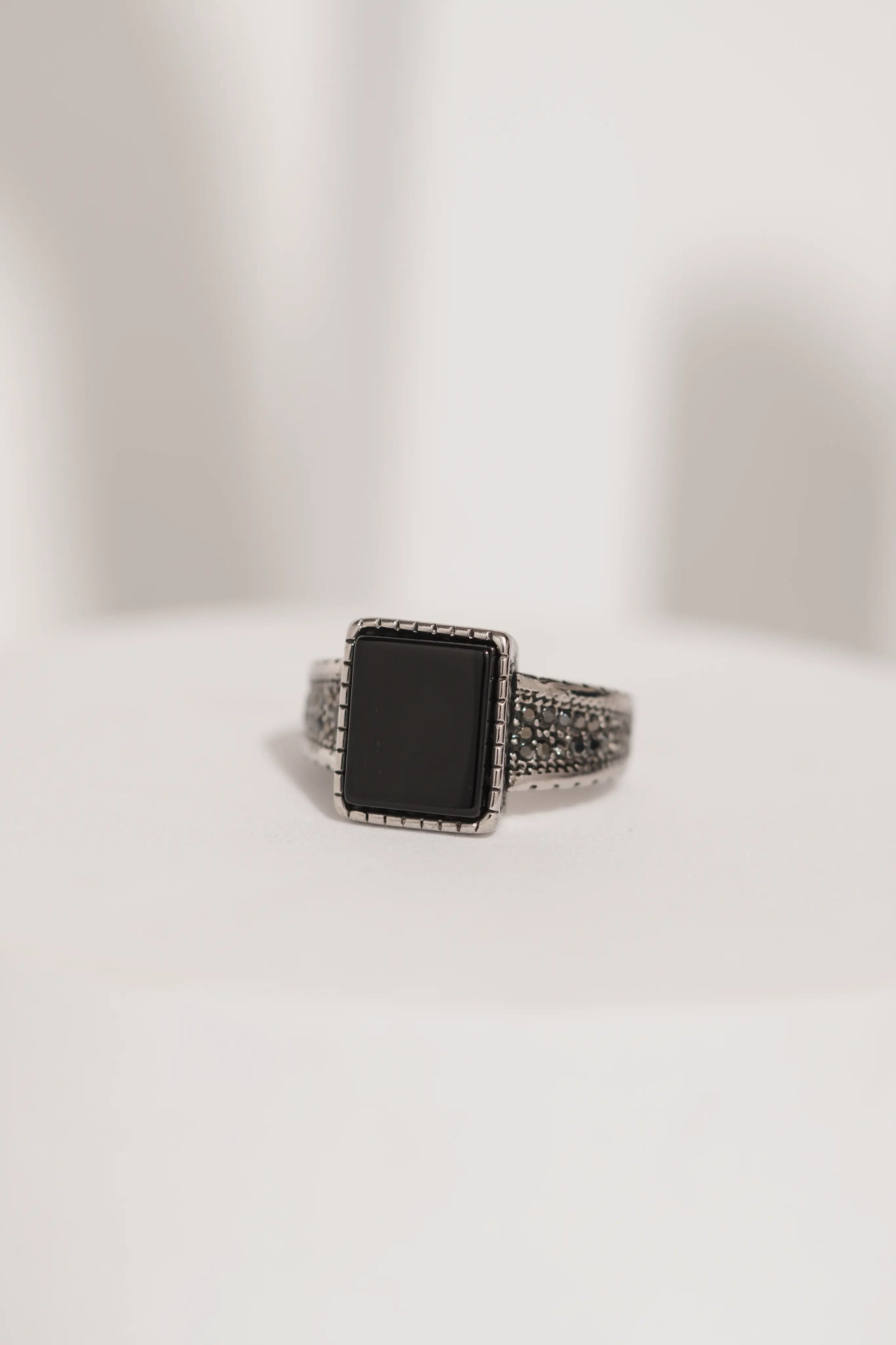 Square Stone Ring For Men worldjewel.in men's ring