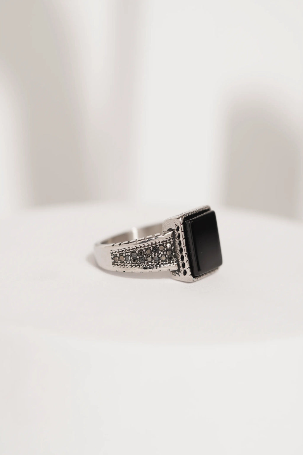 Square Stone Ring For Men worldjewel.in men's ring