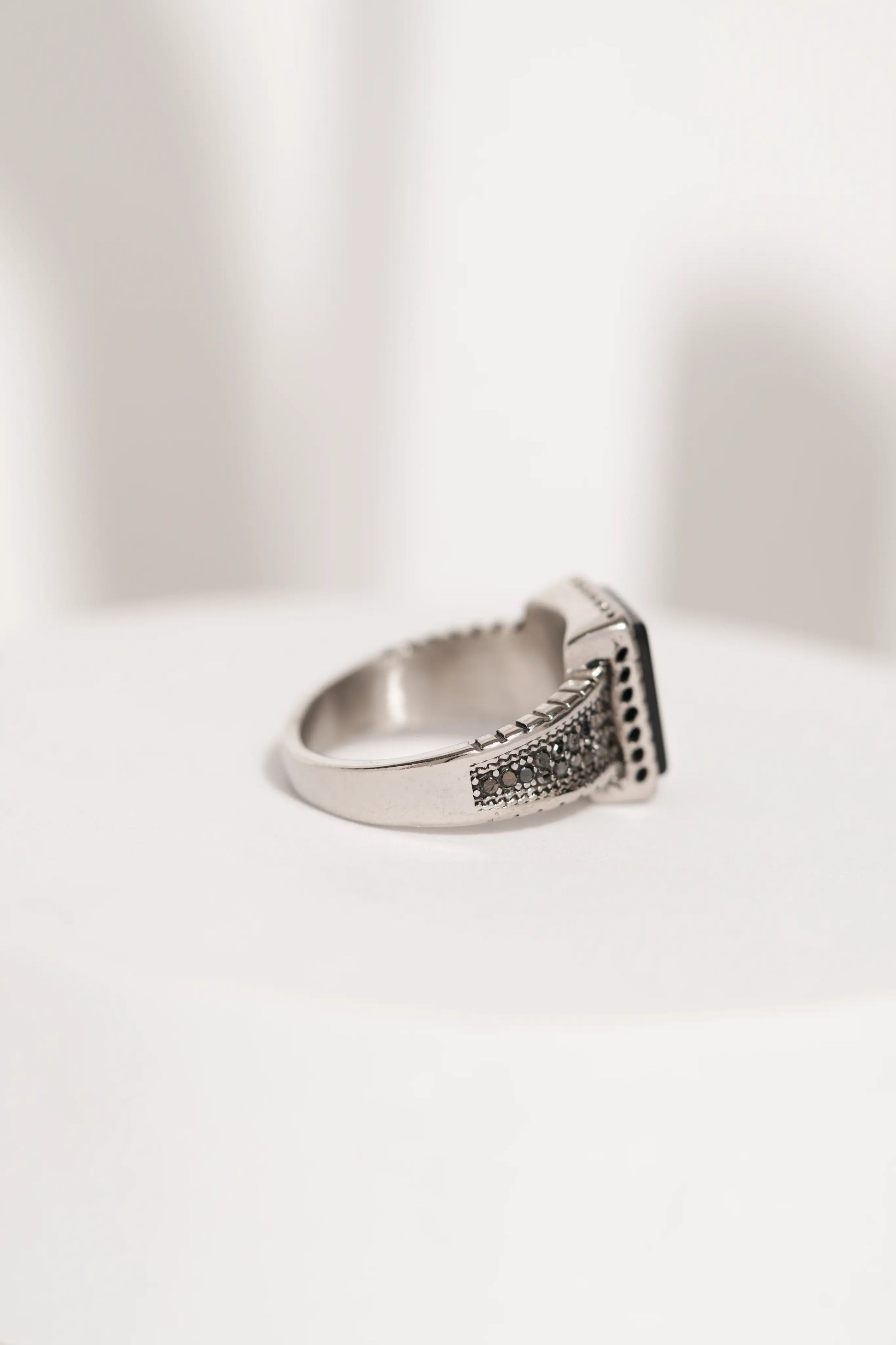 Square Stone Ring For Men worldjewel.in men's ring