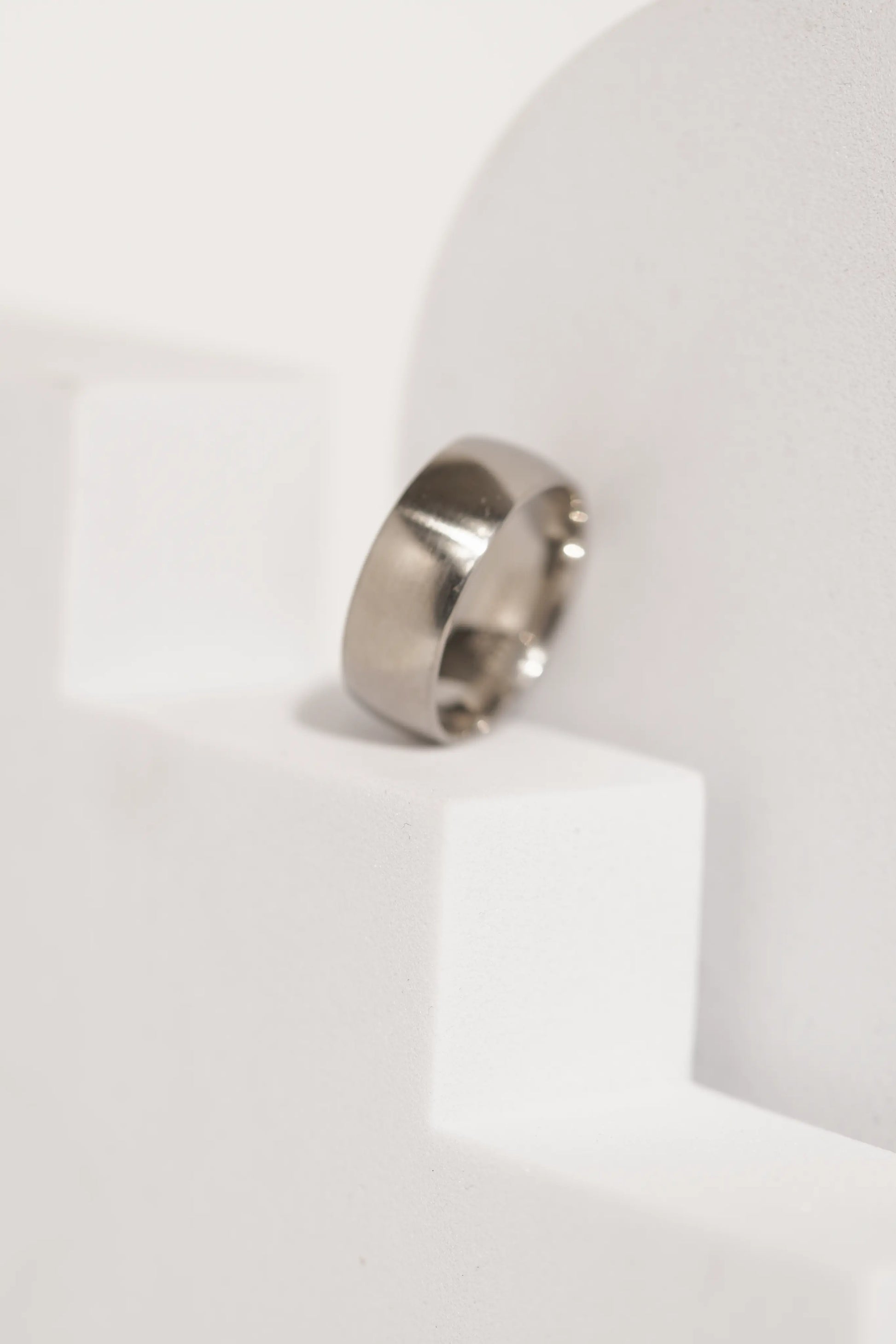 Stainless Steel Band Ring For Men worldjewel.in men's ring
