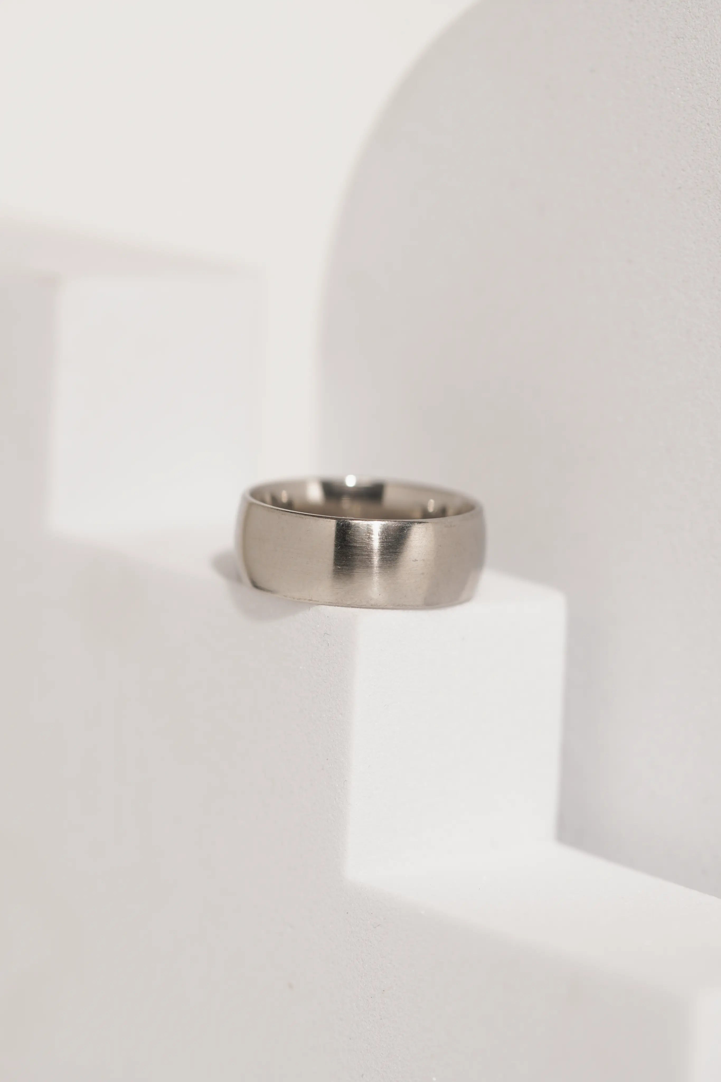 Stainless Steel Band Ring For Men worldjewel.in men's ring