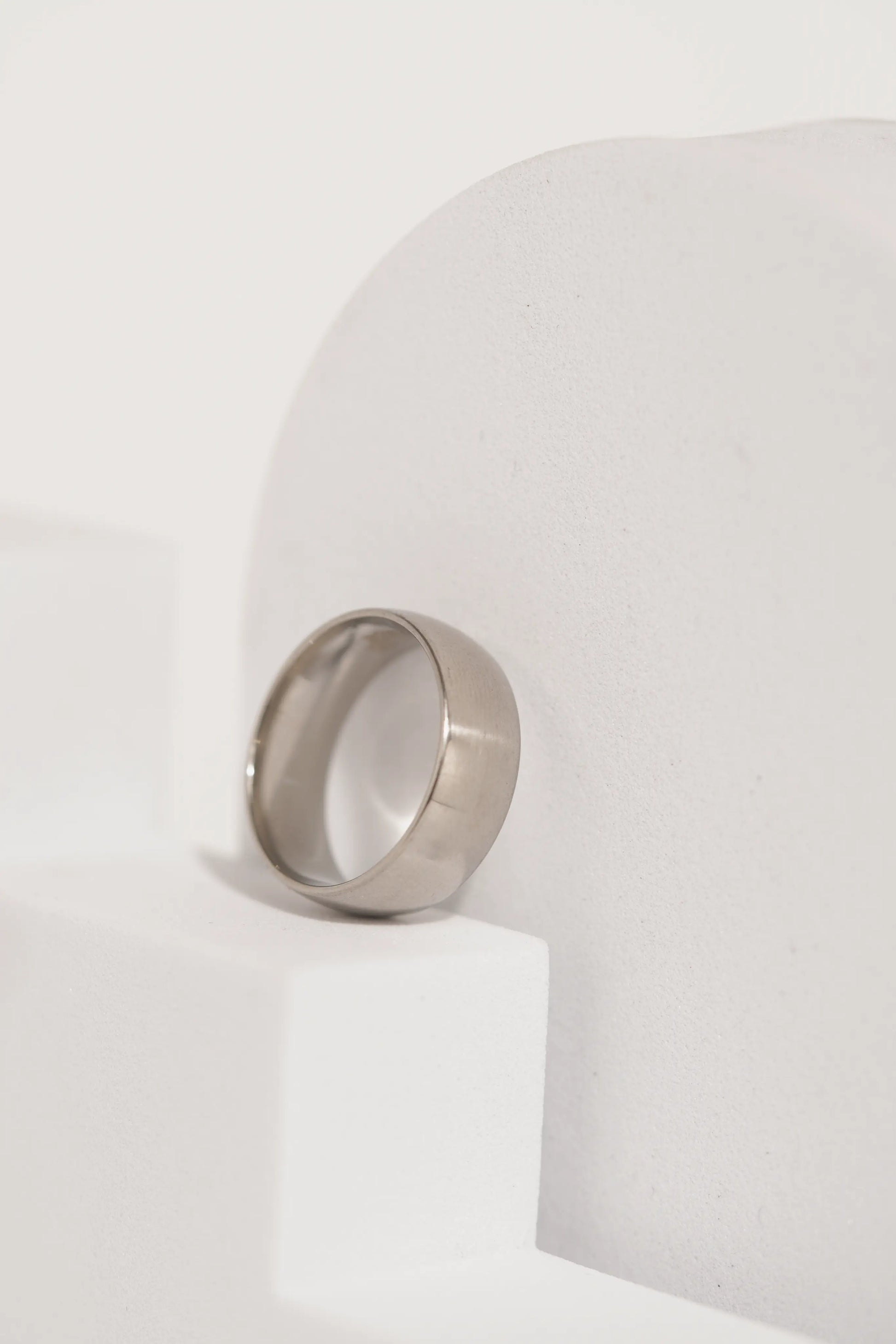 Stainless Steel Band Ring For Men worldjewel.in men's ring