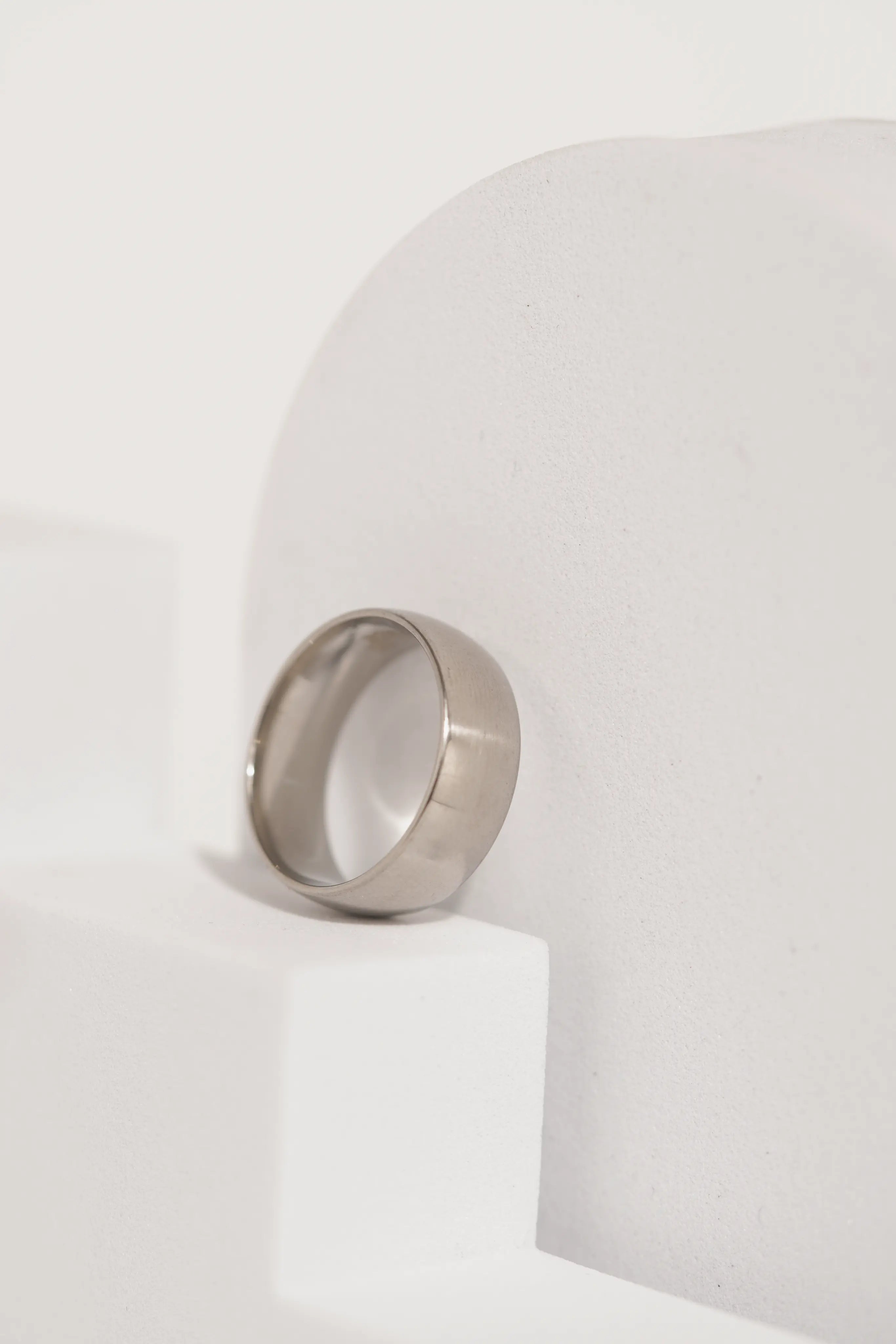 Stainless Steel Band Ring For Men worldjewel.in men's ring