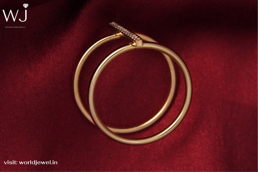 Double Ring | Stainless Steel | Ring's for Womans | Worldjewel.in - worldjewel.in
