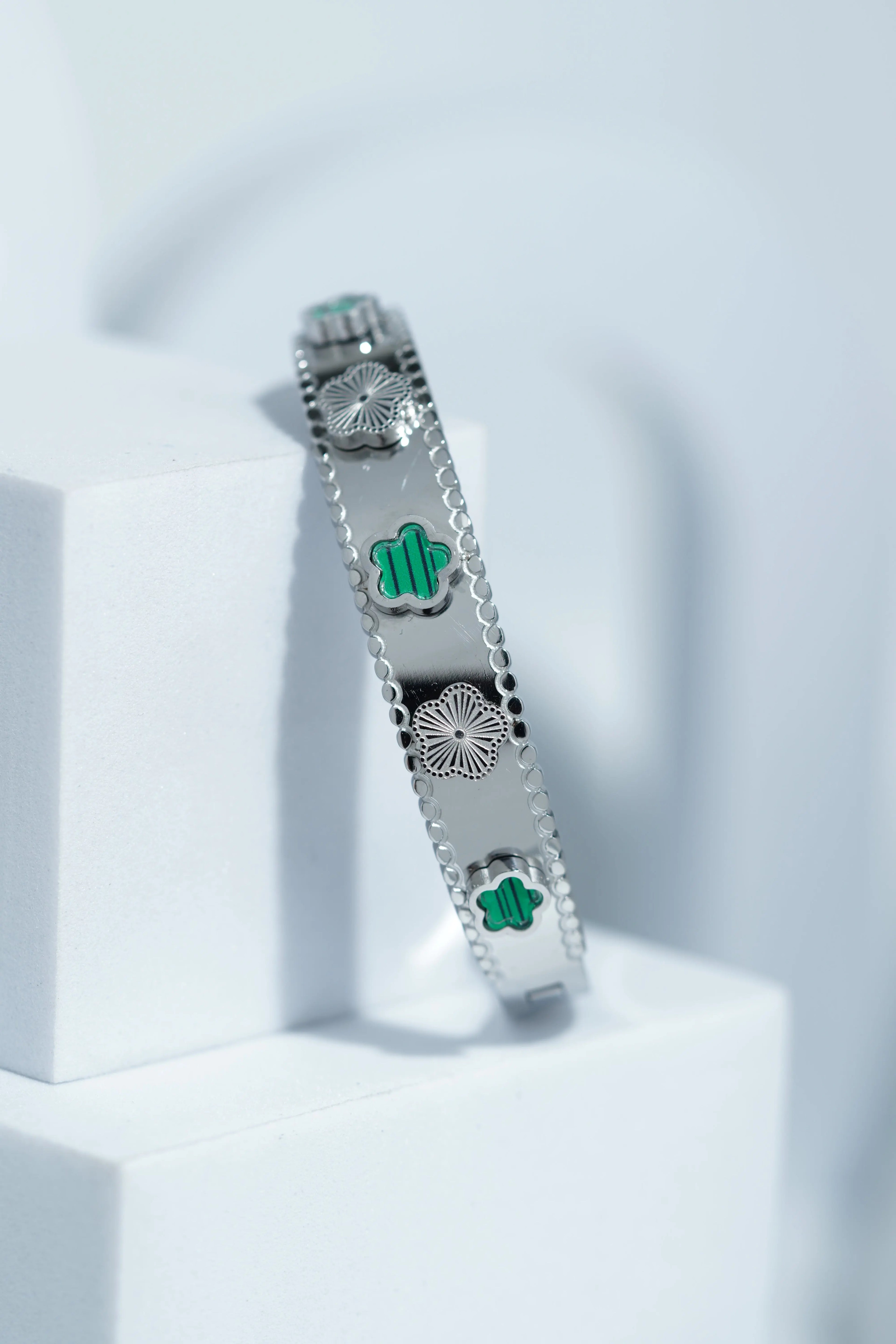 Sunbeam Edge Bangle Bracelet worldjewel.in CUFF BRACELET FOR WOMEN
