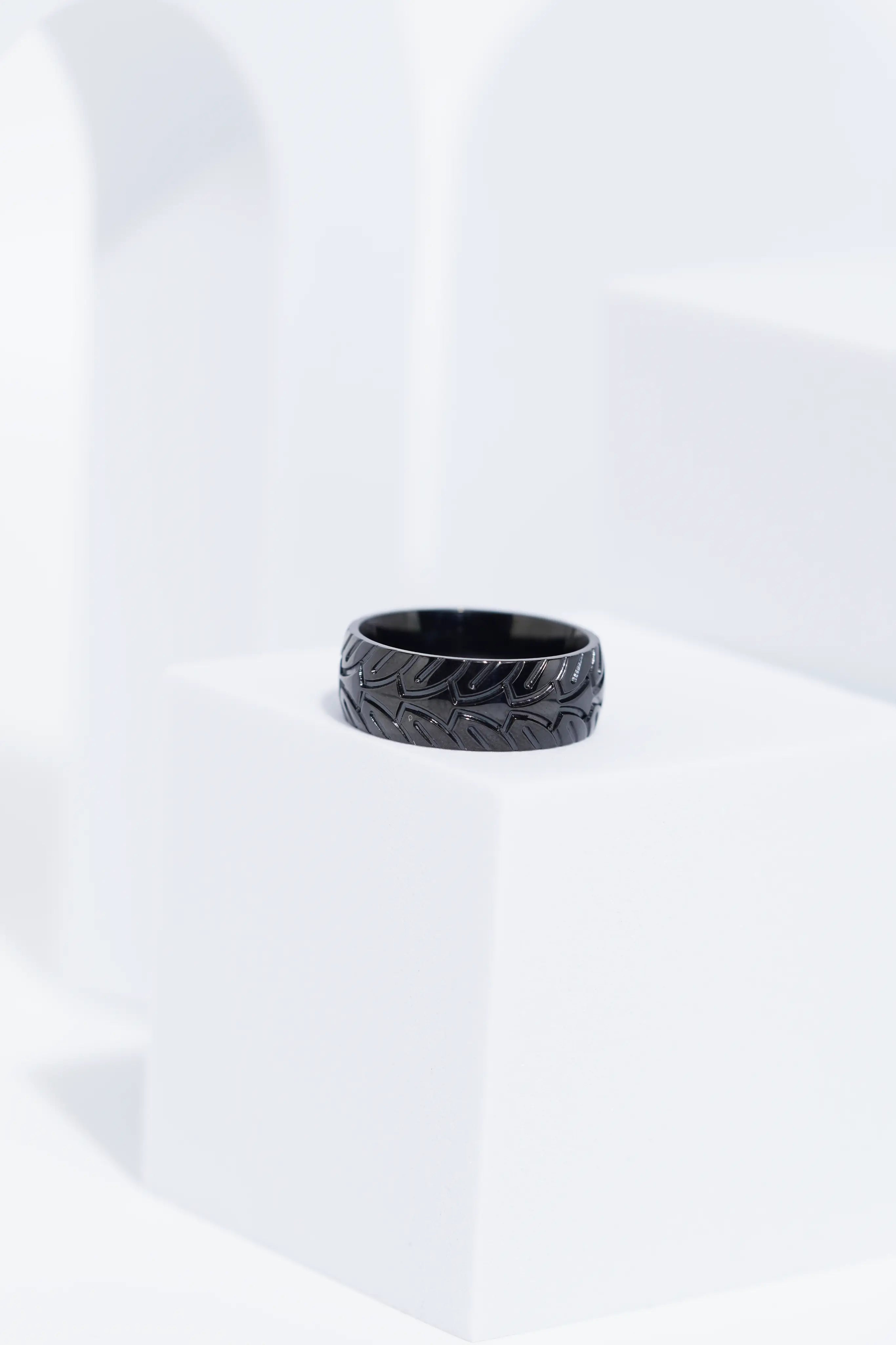 Textured Band Ring for Men worldjewel.in men's ring