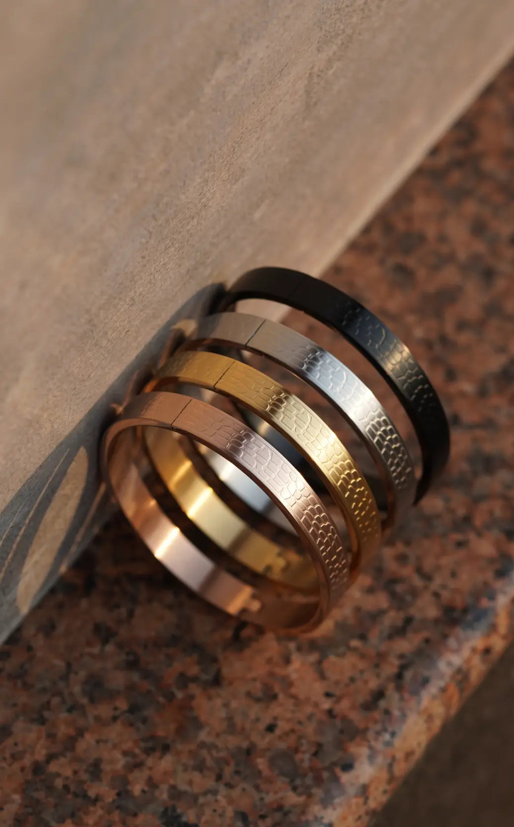 Textured pattern - kada For Men. worldjewel.in men's bracelets