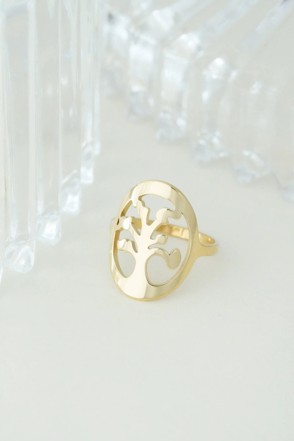 Tree Partten Adjustable Ring worldjewel.in ADJUSTABLE RING