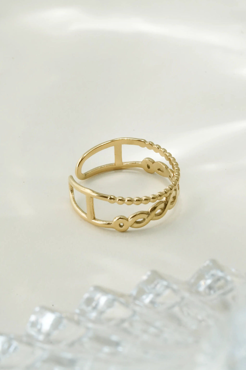 Tri Adjustable Ring worldjewel.in ADJUSTABLE RING
