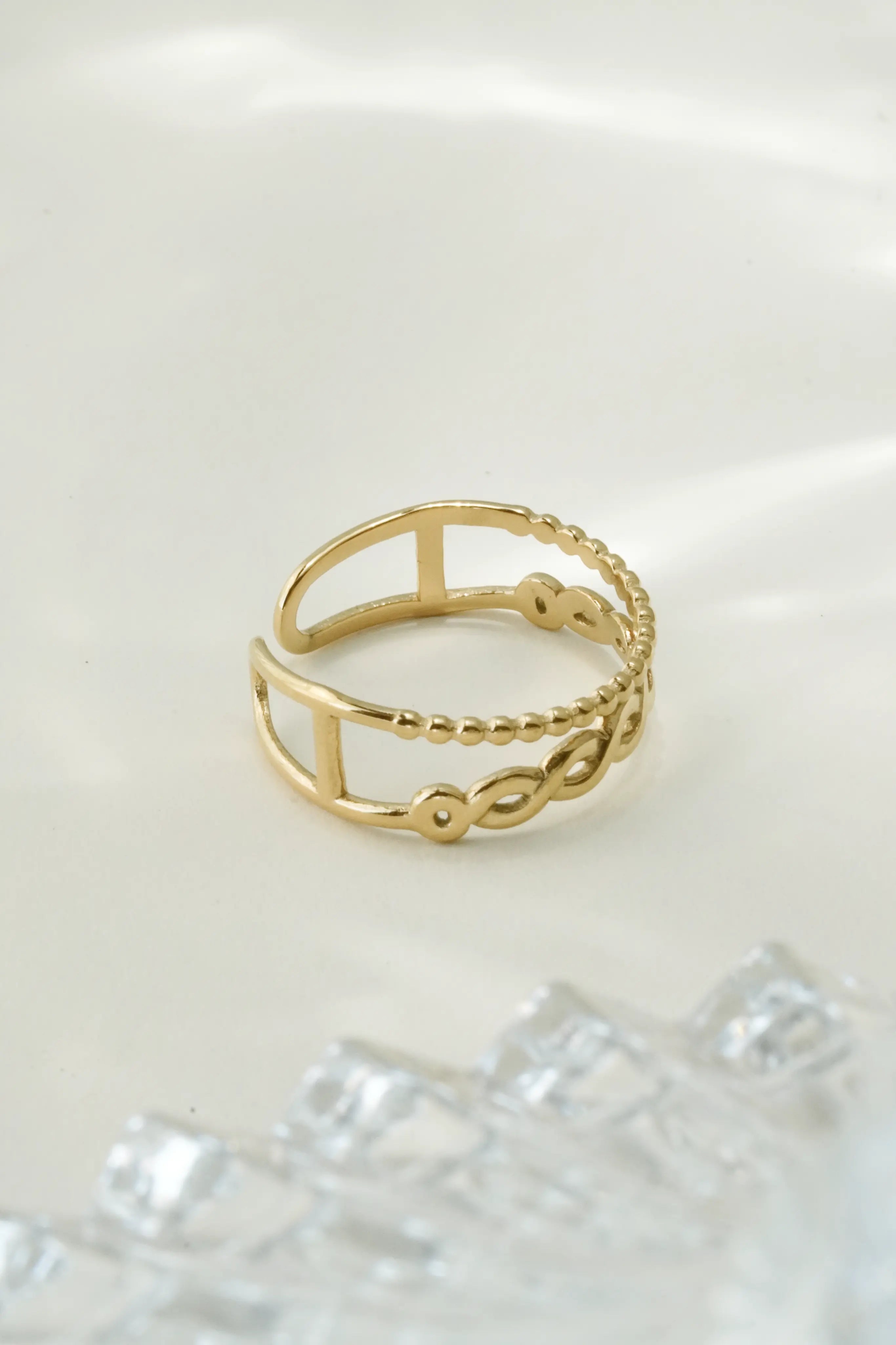 Tri Adjustable Ring worldjewel.in ADJUSTABLE RING