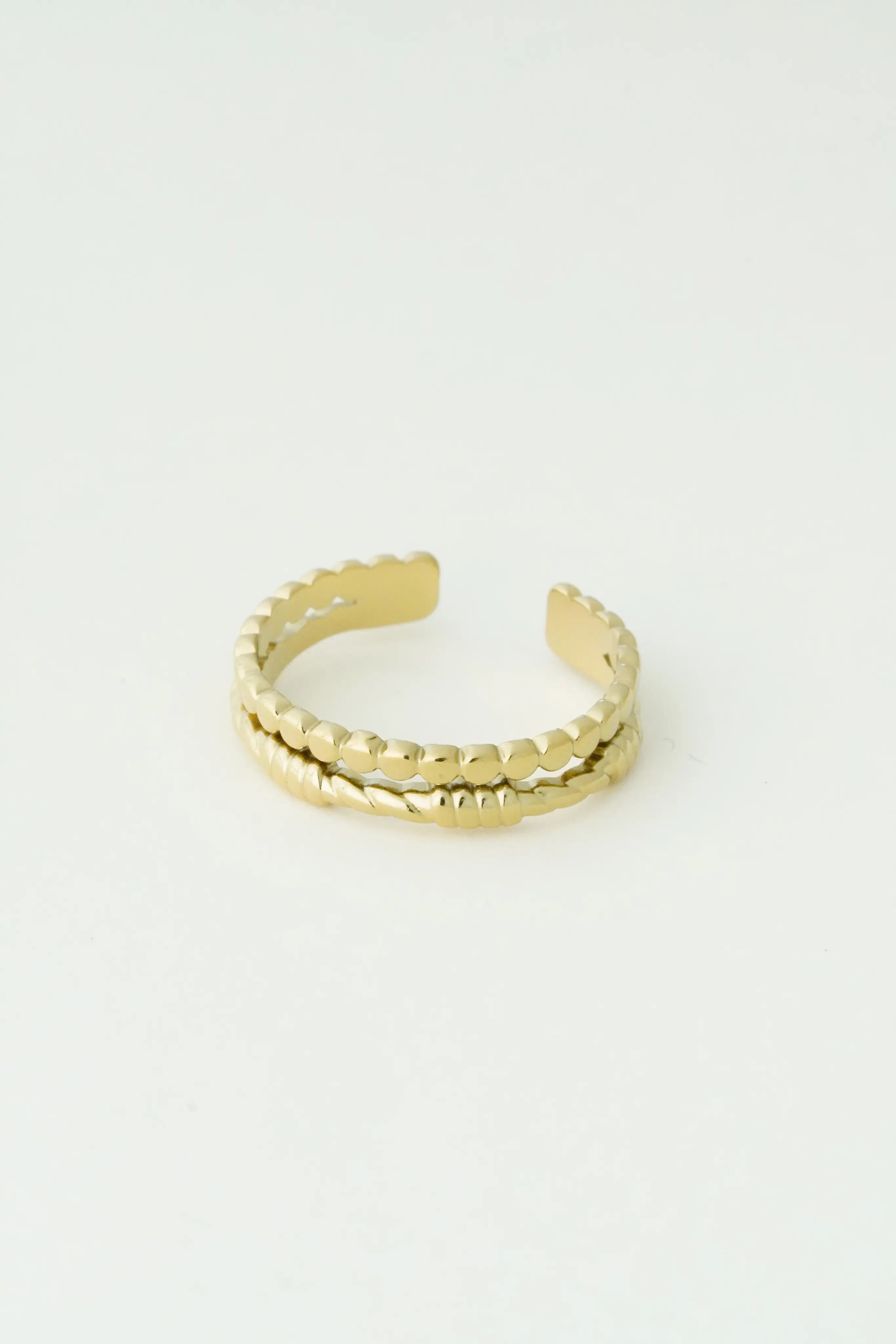 Twist Adjustable Ring worldjewel.in ADJUSTABLE RING