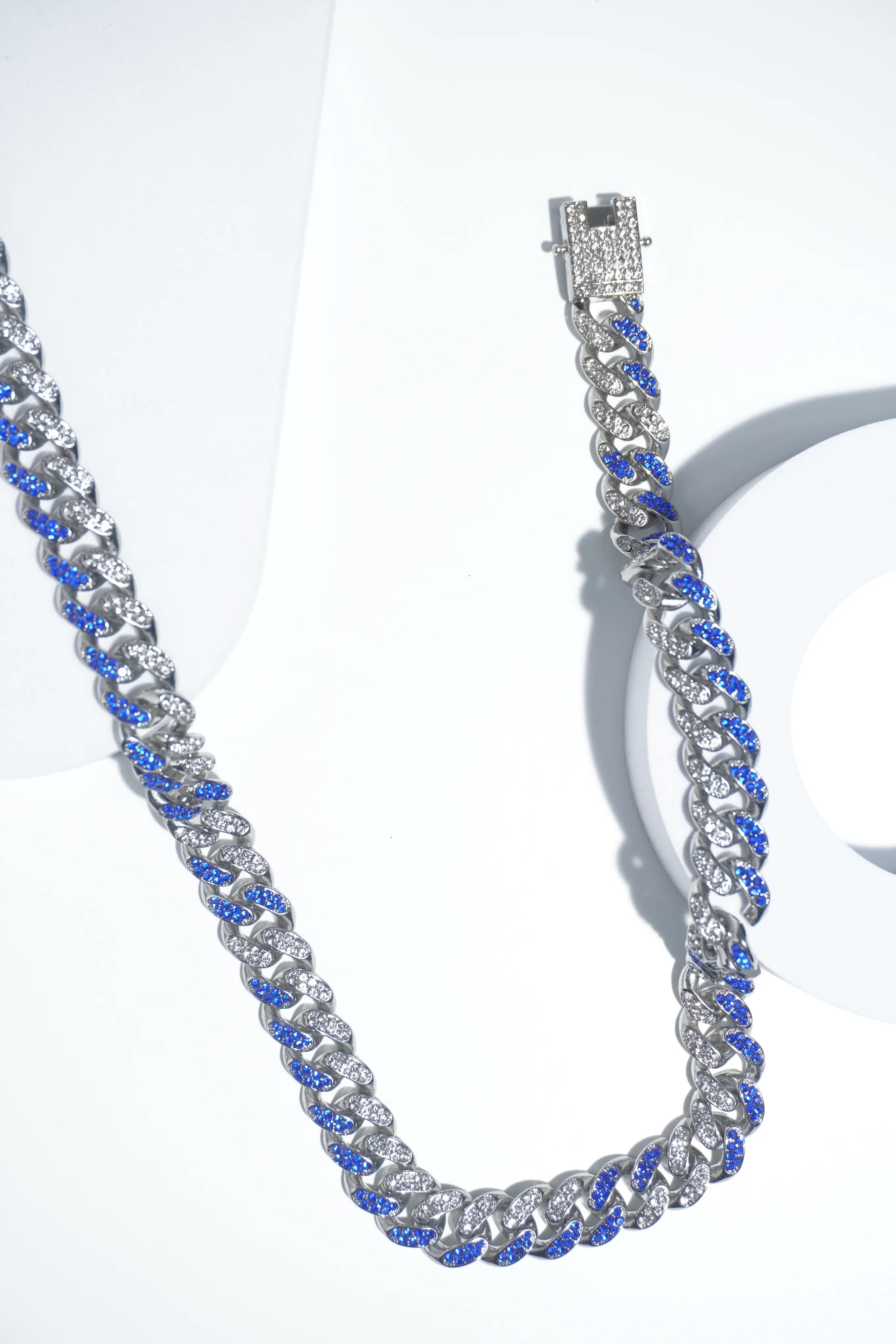 Two-Tone | Ice-chain | Unisex | Hiphop style | 18 Inc. worldjewel.in Unisex-ice-chain
