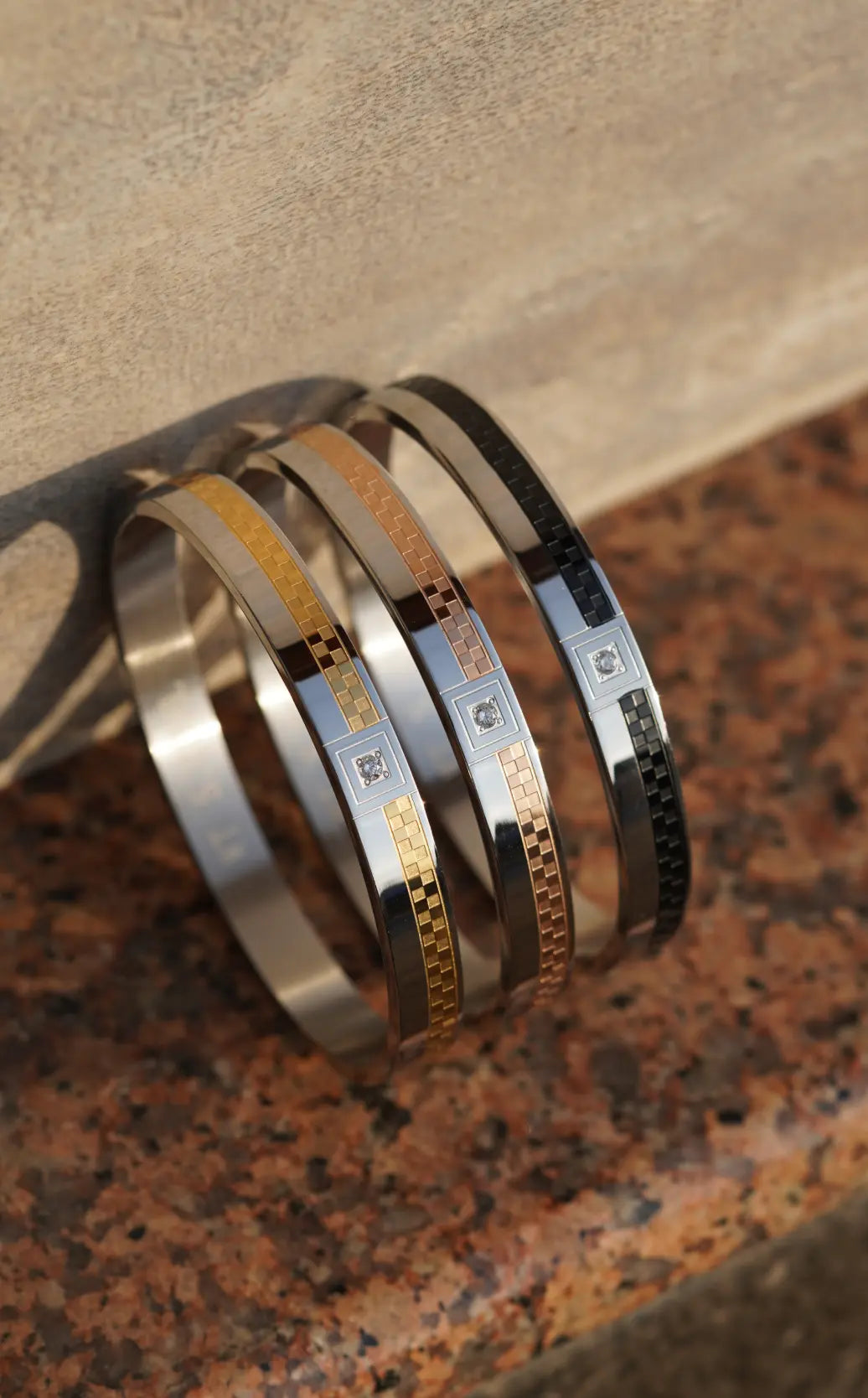 Two Tone - kada For Men. worldjewel.in men's bracelets
