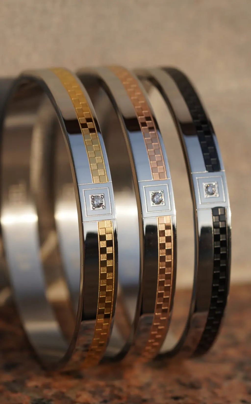 Two Tone - kada For Men. worldjewel.in men's bracelets