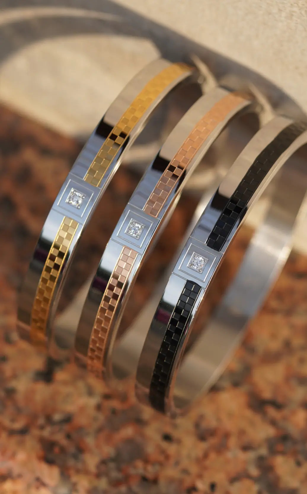 Two Tone - kada For Men. worldjewel.in men's bracelets