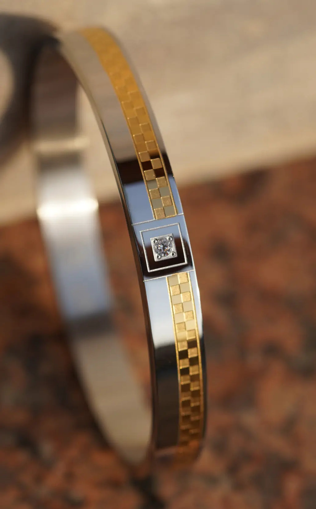 Two Tone - kada For Men. worldjewel.in men's bracelets
