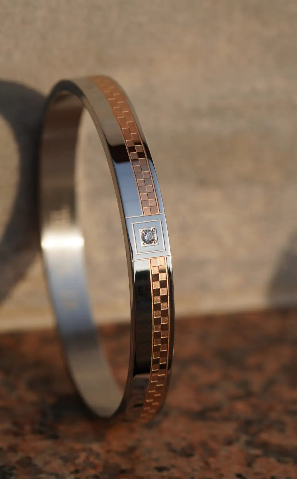 Two Tone - kada For Men. worldjewel.in men's bracelets