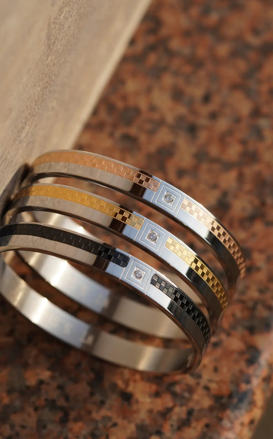 Two Tone - kada For Men. worldjewel.in men's bracelets
