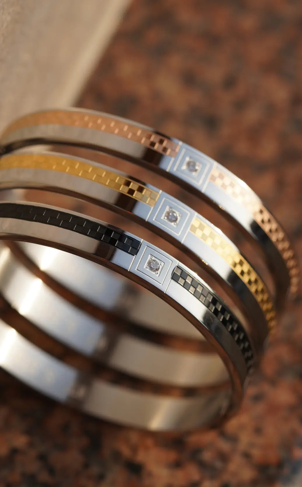 Two Tone - kada For Men. worldjewel.in men's bracelets