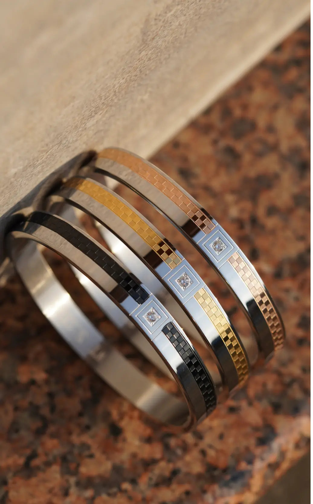 Two Tone - kada For Men. worldjewel.in men's bracelets