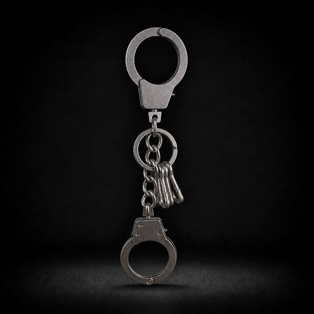 Gridlock Double Cuff Keychain