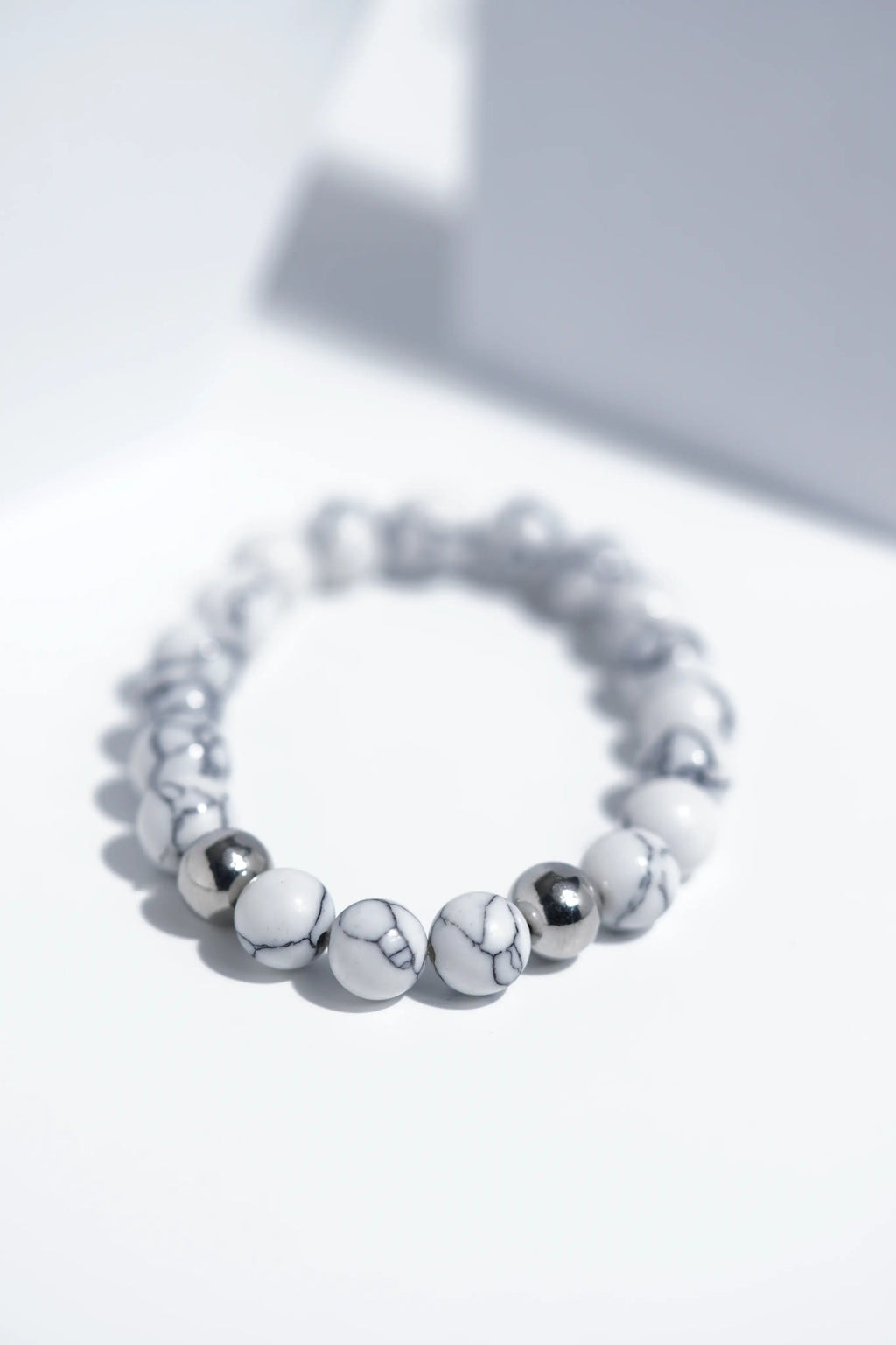 White Bead Bracelets | Unisex. worldjewel.in Bead Bracelets