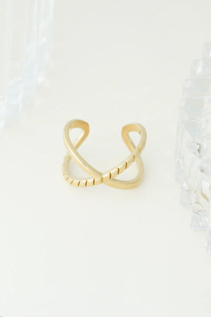 X Adjustable Ring worldjewel.in ADJUSTABLE RING