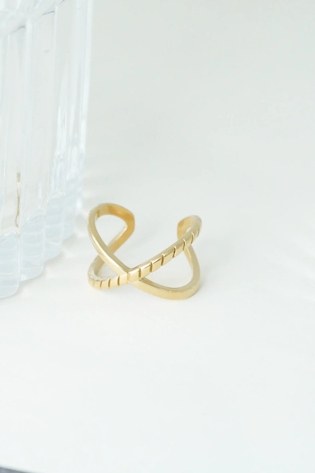 X Adjustable Ring worldjewel.in ADJUSTABLE RING