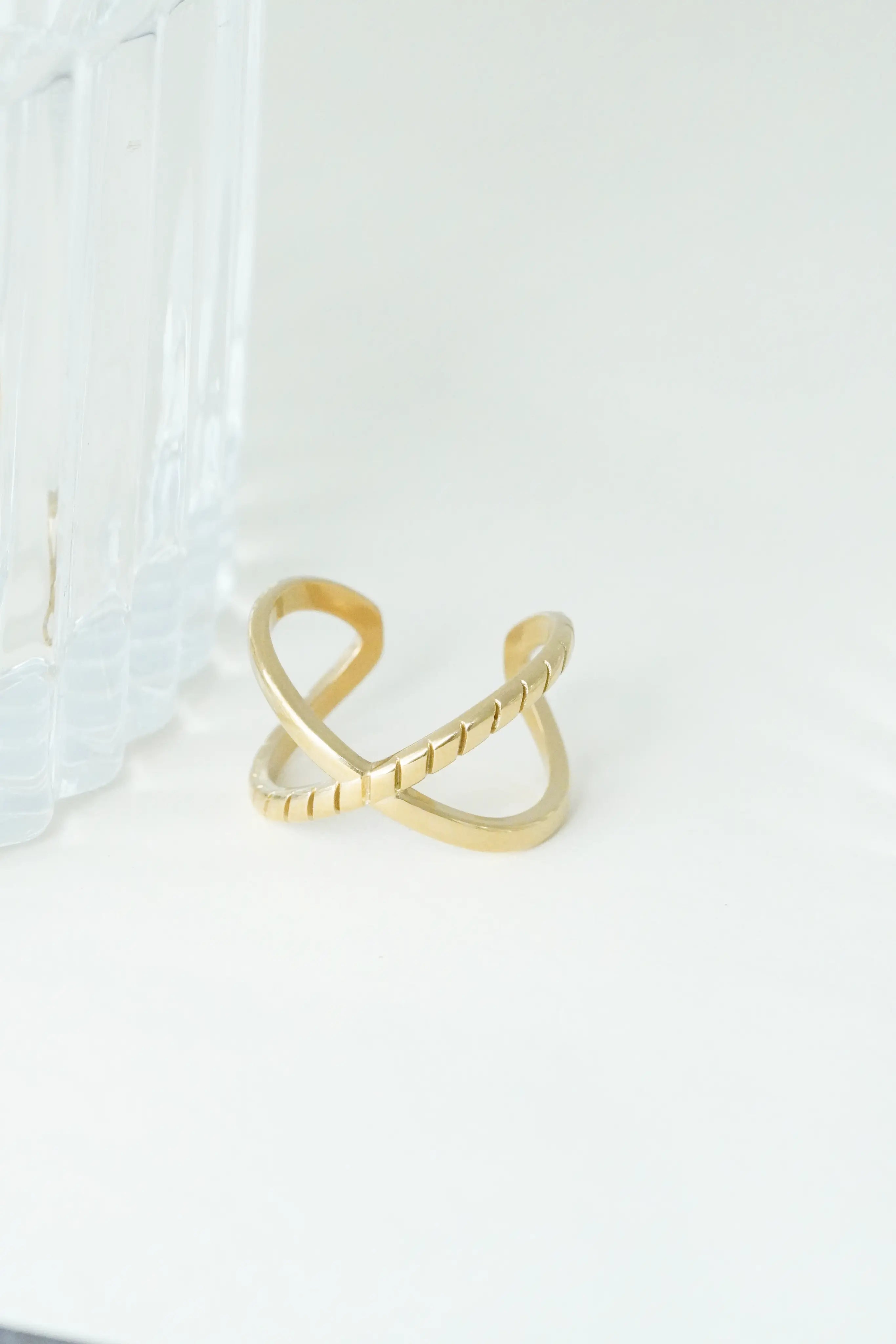 X Adjustable Ring worldjewel.in ADJUSTABLE RING