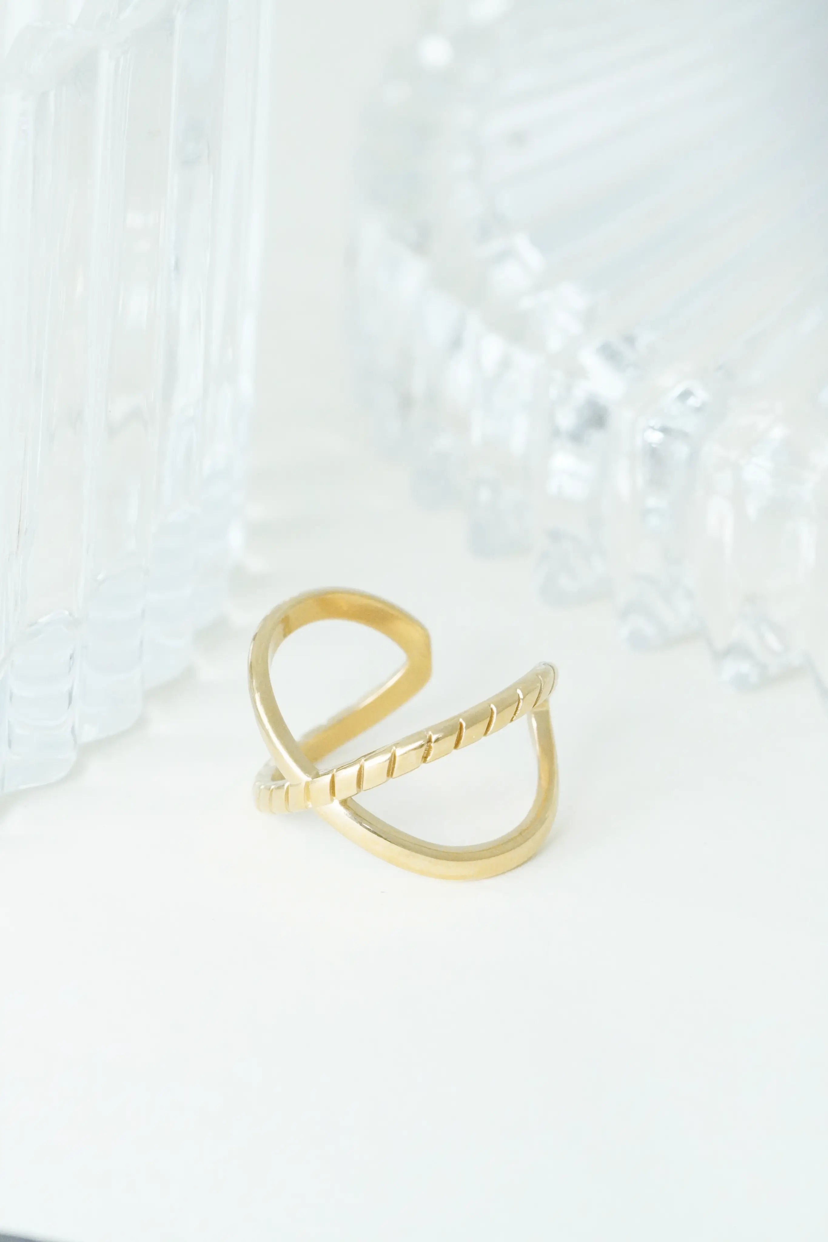 X Adjustable Ring worldjewel.in ADJUSTABLE RING