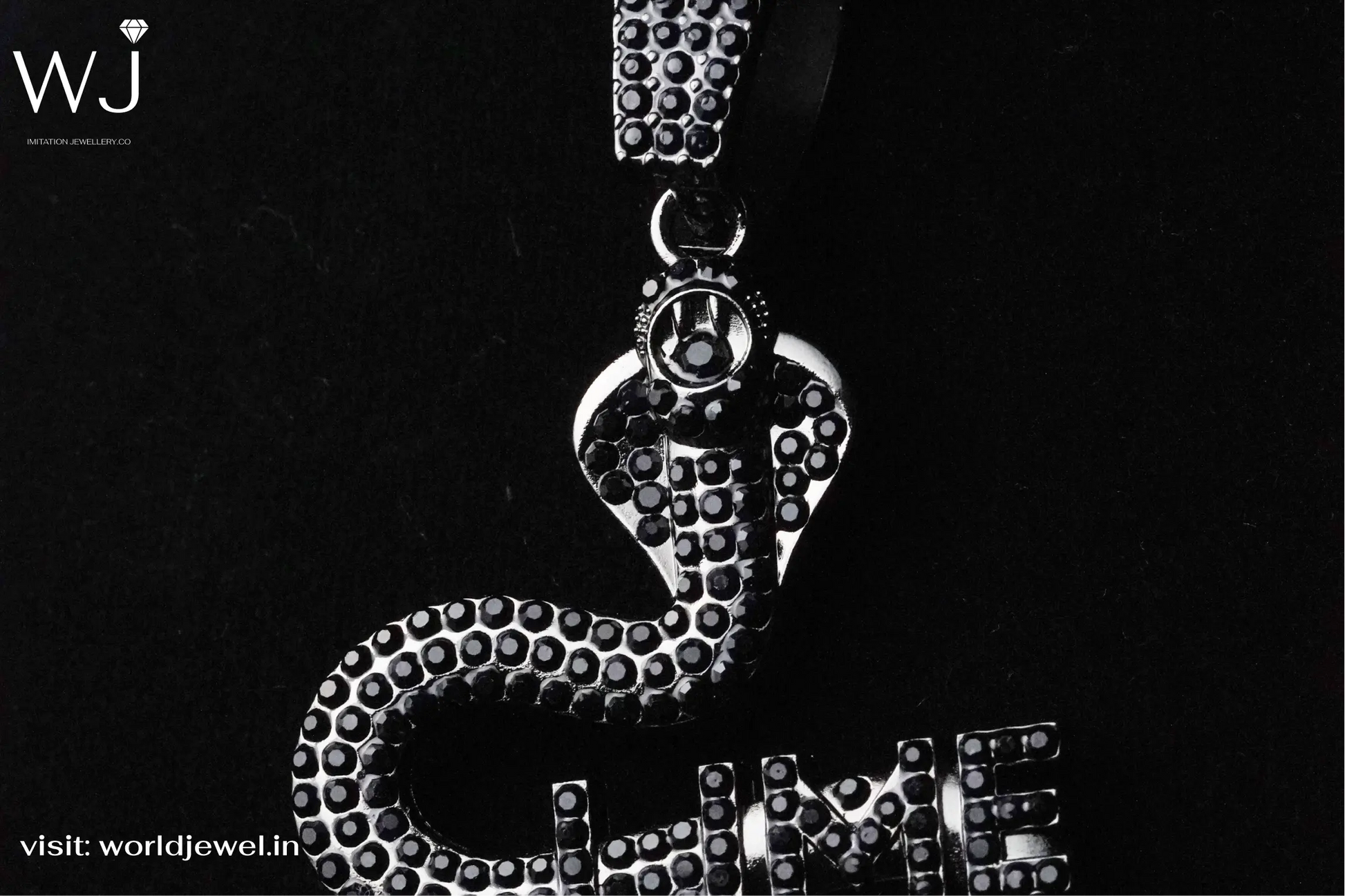 Snake |  Unisex Pendent  | Worldjewel.in - worldjewel.in