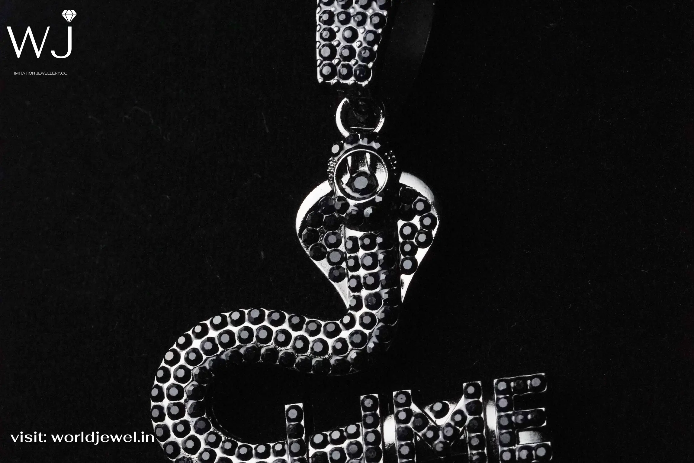 Snake |  Unisex Pendent  | Worldjewel.in - worldjewel.in
