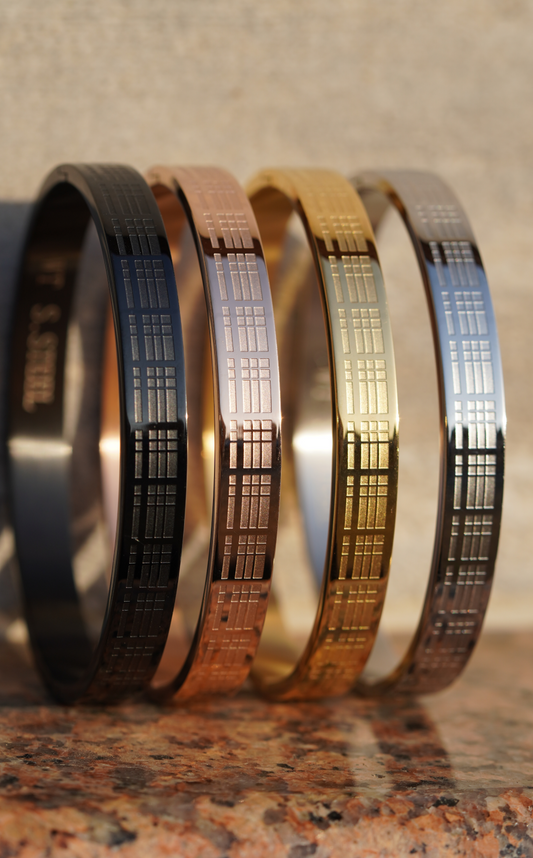 checks Men Cuff bracelet. worldjewel.in men's bracelets
