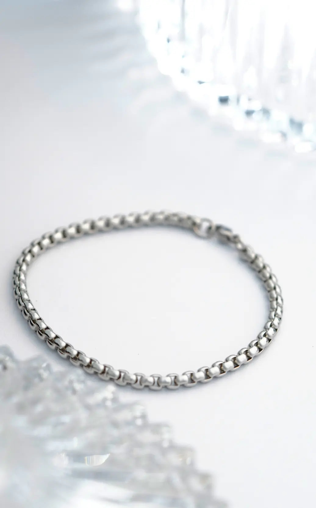 circle Silver bracelets worldjewel.in
