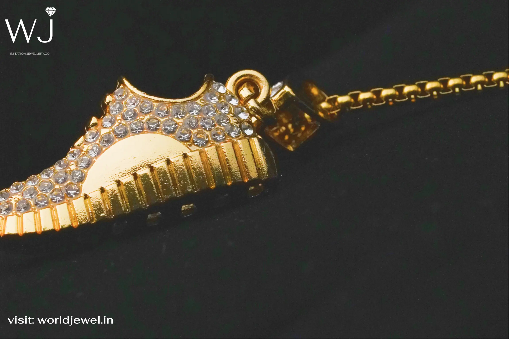 Shoes shape |  Unisex Pendent  | Worldjewel.in - worldjewel.in