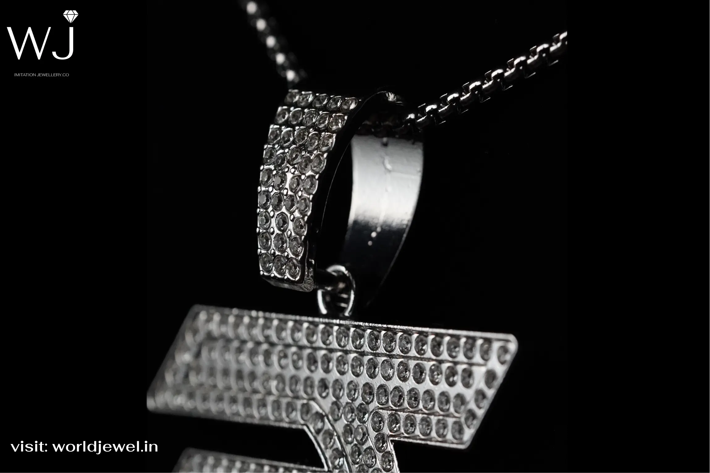 Rupee symbol |  Unisex Pendent  | Worldjewel.in - worldjewel.in