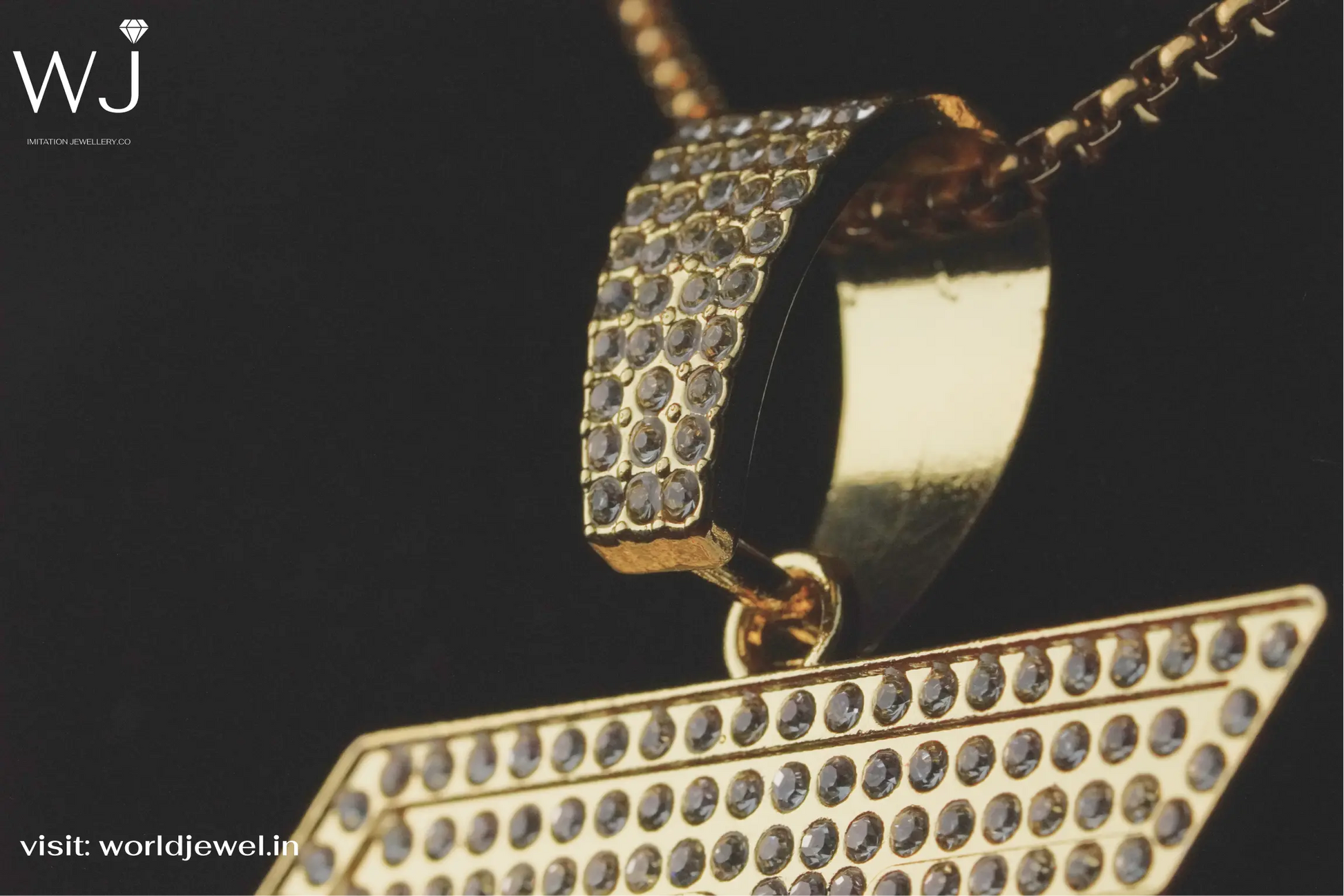Rupee symbol |  Unisex Pendent  | Worldjewel.in - worldjewel.in