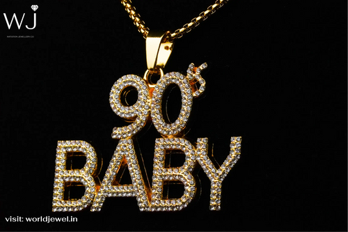 90'Baby |  Unisex Pendent  | Worldjewel.in - worldjewel.in