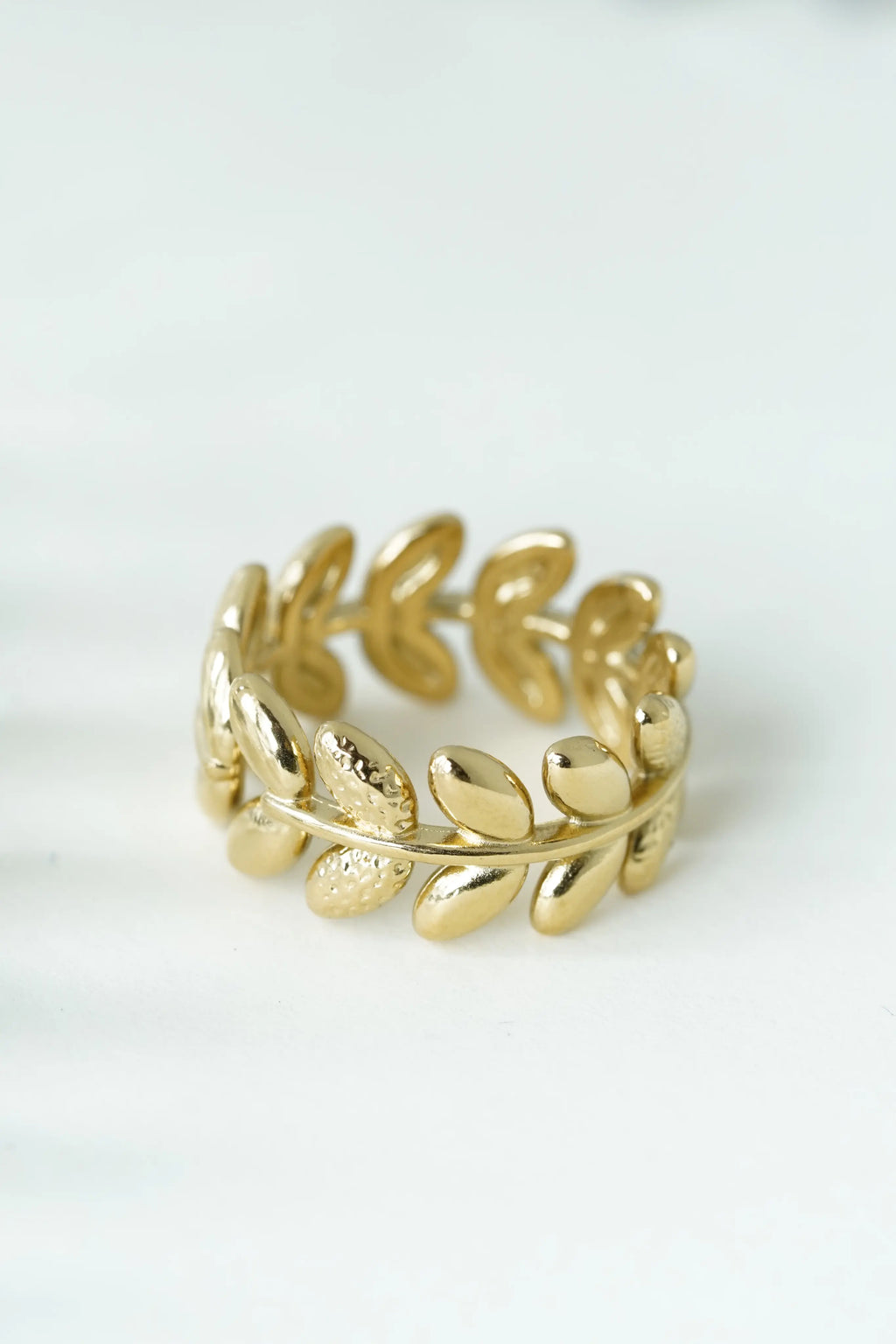 leaves Adjustable Ring worldjewel.in ADJUSTABLE RING