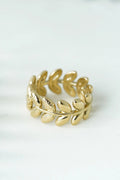 leaves Adjustable Ring worldjewel.in ADJUSTABLE RING